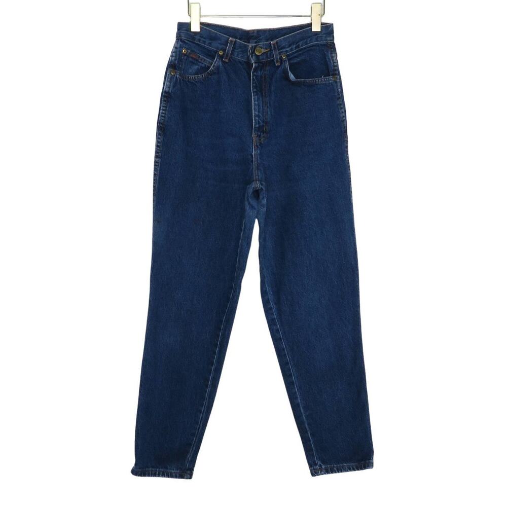 1990s Vintage Chic High Rise Straight Leg Tapered Mom Jeans 28"